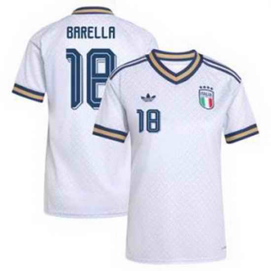 Women 18 Italy National Nicolo Barella 2026 White  4